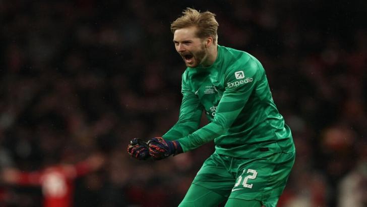 Liverpool goalkeeper Caoimhin Kelleher